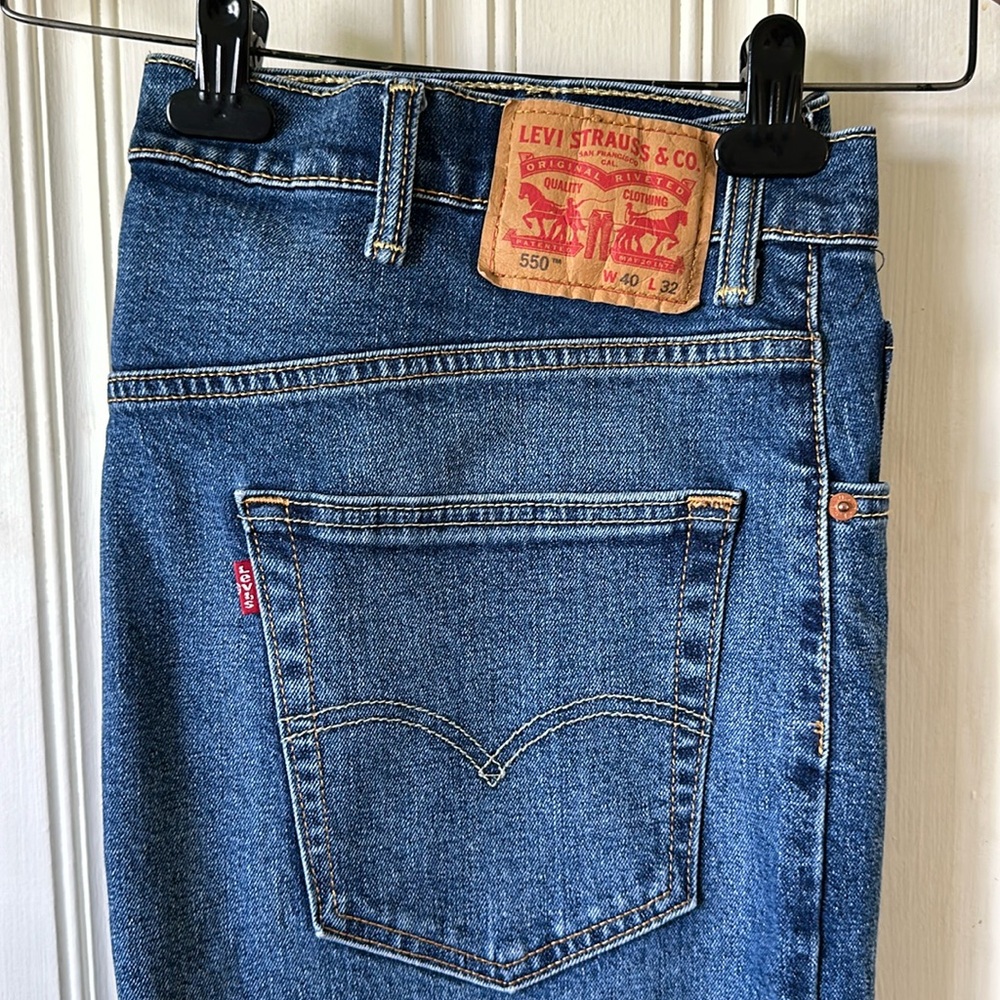 Levi’ Strauss 550 Jeans Blue Denim 40x32